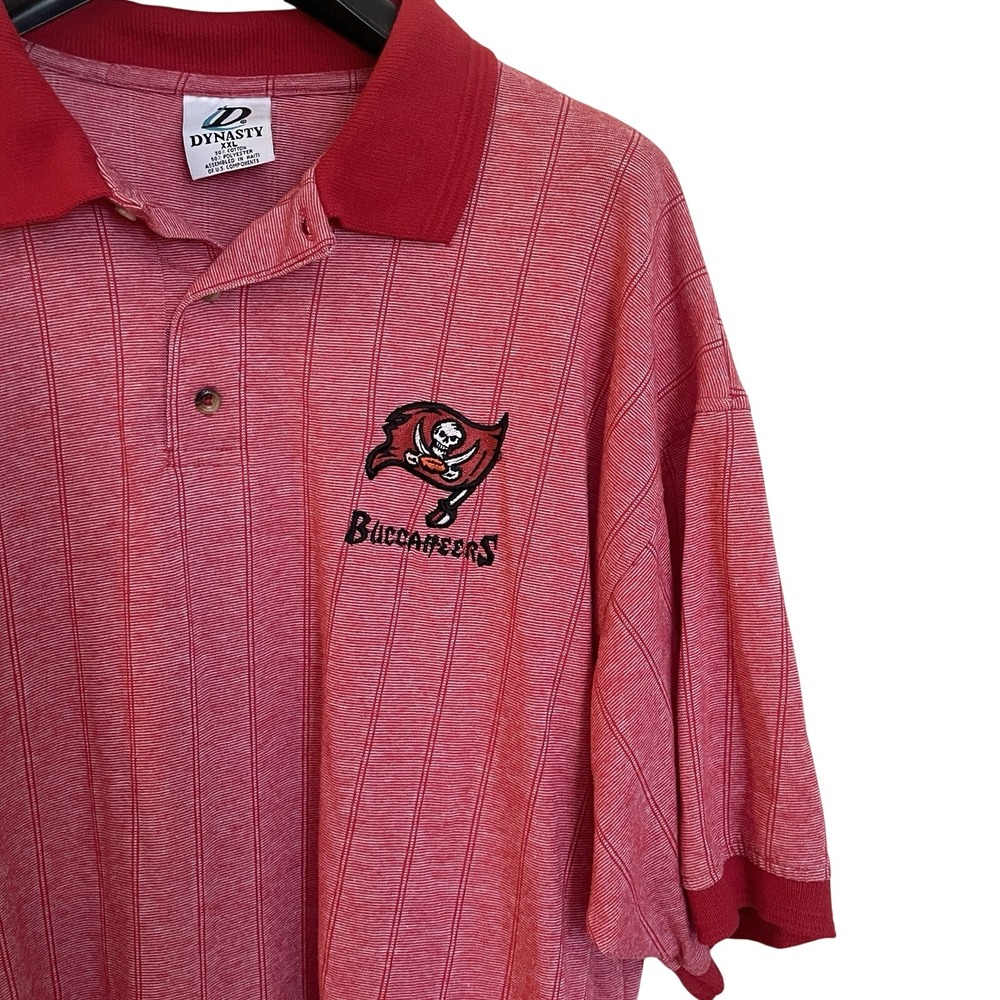 Dynasty Tampa Bay Buccaneers Red Polo Shirt XXL Men's NFL Football